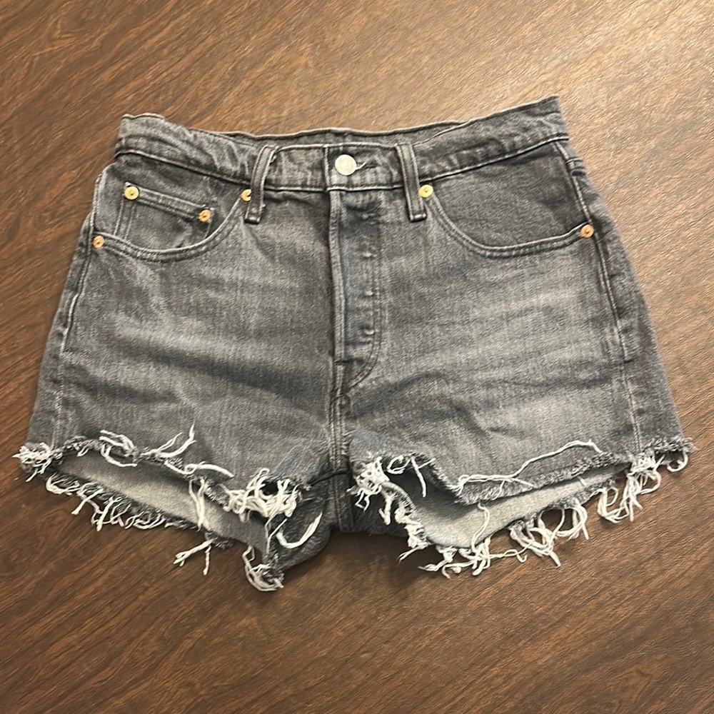Levi's 501 Button Fly Jean Shorts High Rise